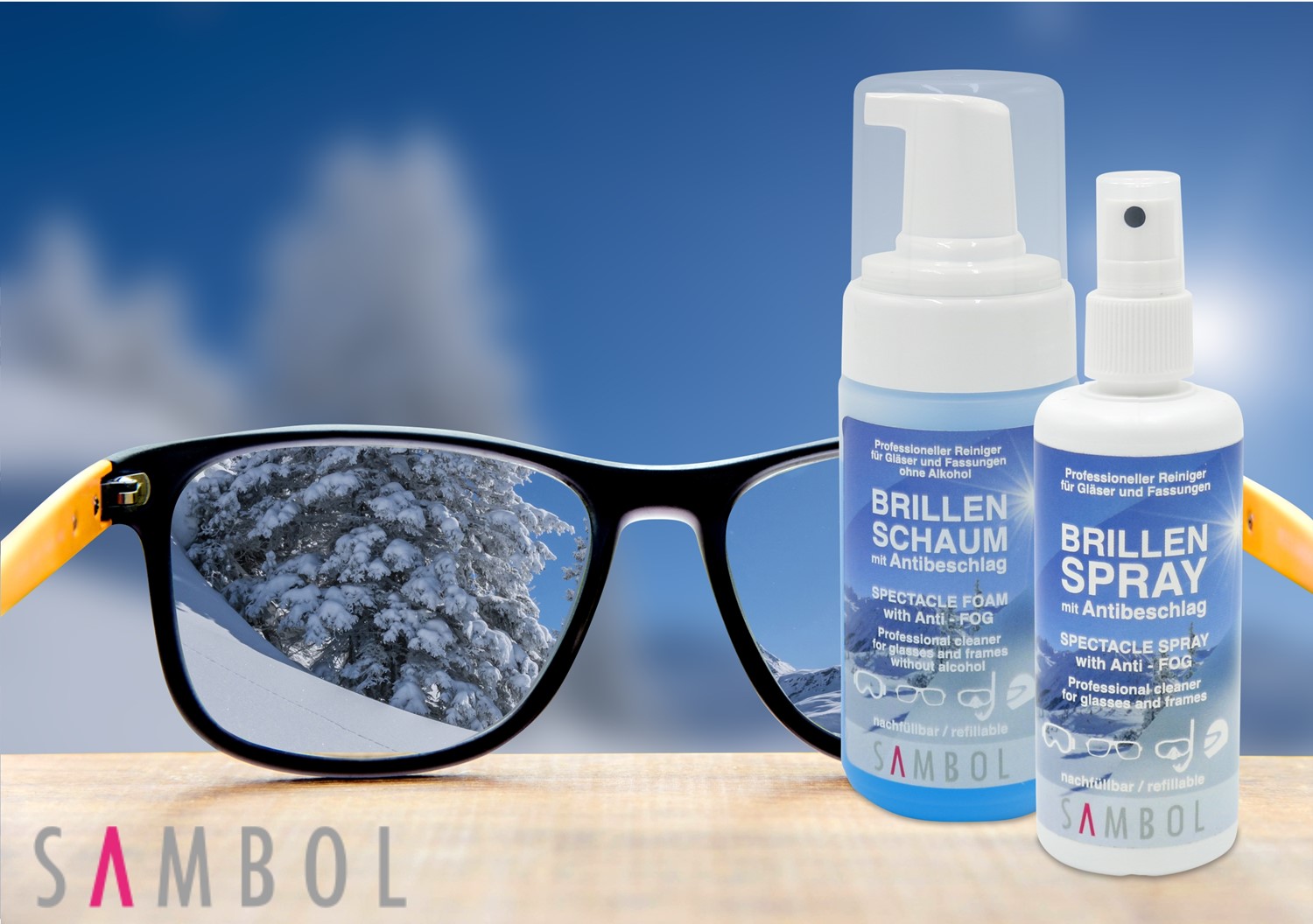Crullé Antibeschlag-Reinigungsspray für Brillen für 30ml
