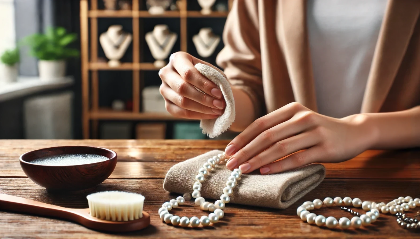 Perlenkette reinigen - aber richtig | Tipps und Tricks für strahlenden Perlenschmuck